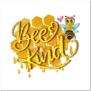 Bee kind Posters and Art